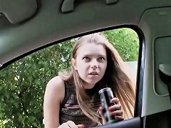 Huge Tits Amateur Teen Gets A Ride Home And Fucked In Public